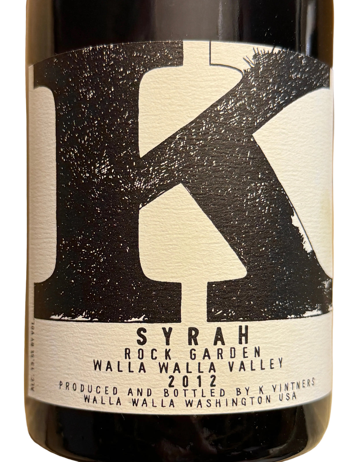 K Vintners Syrah Rock Garden 2012