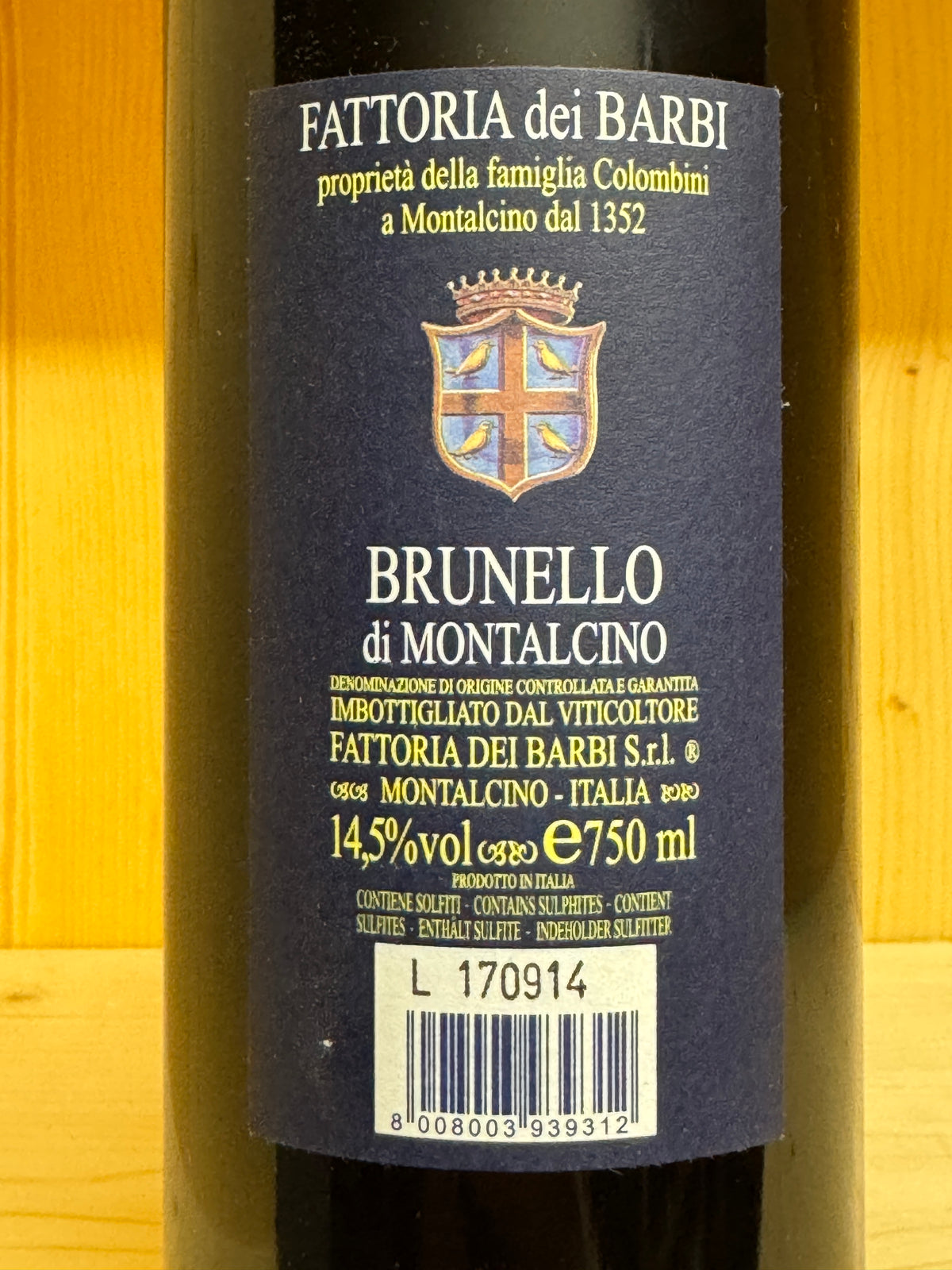 Fattoria dei Barbi Brunello di Montalcino 2010