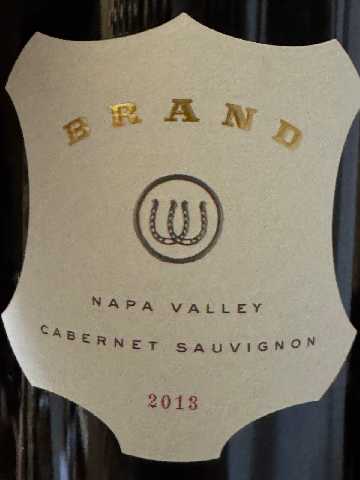 Brand Winery Cabernet Sauvignon 2013