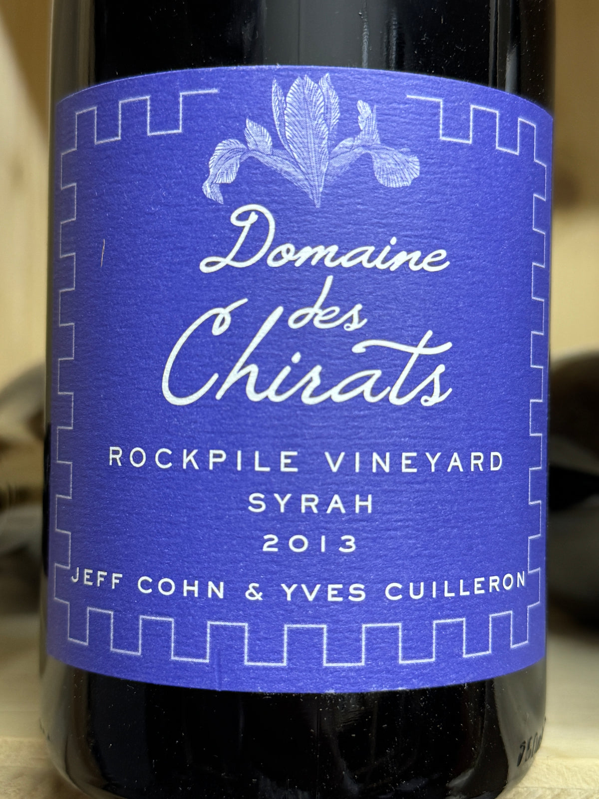 Jeff Cohn Syrah Domaine Des Chirats Rockpile Vineyard 2013