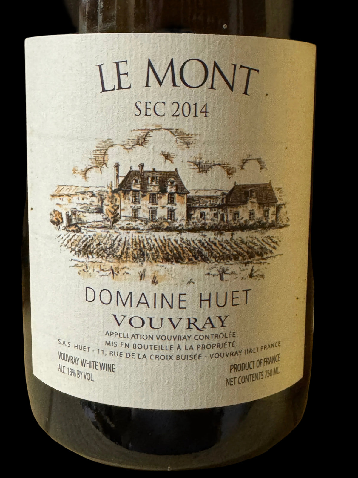 Domaine Huet Vouvray Sec Le Mont 2014