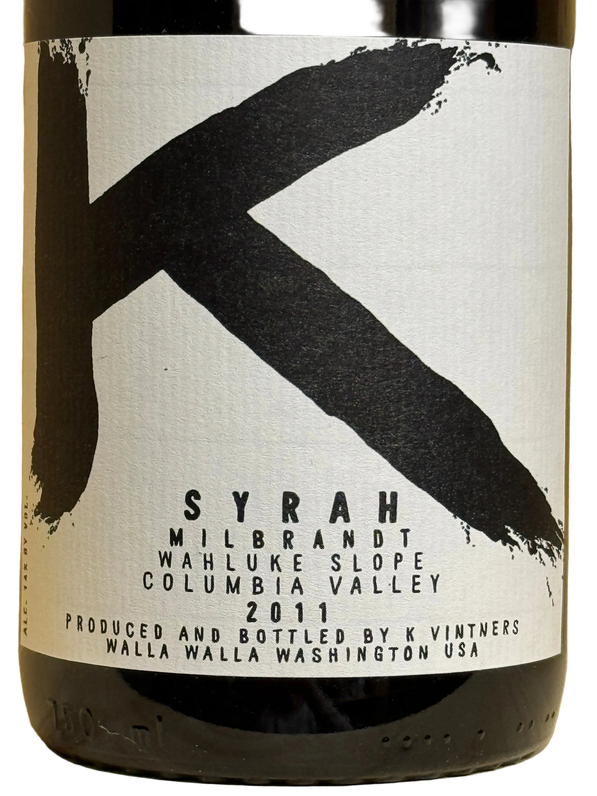 K Vintners Syrah Milbrandt Vineyard 2011