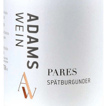 AdamsWein Spätburgunder Pares 2020