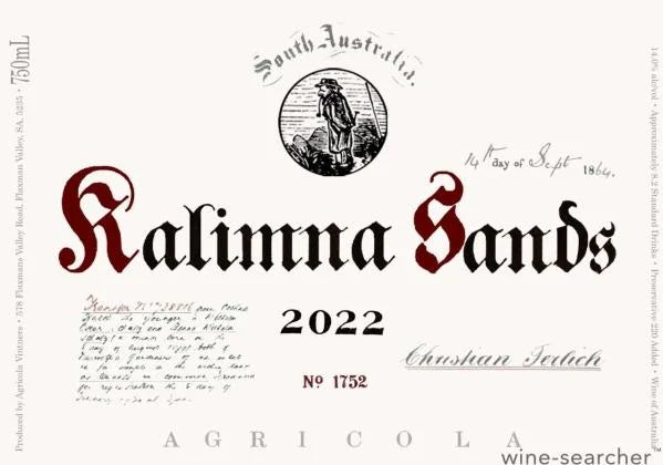 Agricola Vintners Kalimna Sands Shiraz 2022