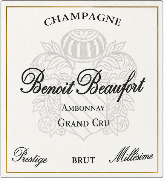 Benoît Beaufort Champagne Grand Cru Ambonnay Prestige Brut 2013