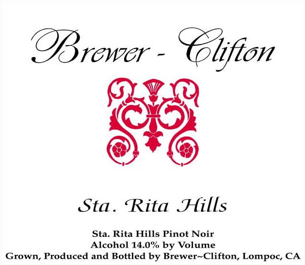 Brewer-Clifton Sta. Rita Hills Pinot Noir 2016