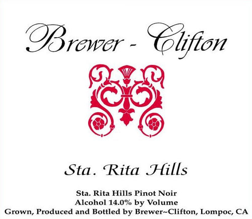 Brewer-Clifton Sta. Rita Hills Pinot Noir 2016