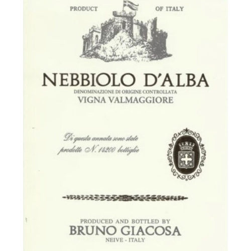 Bruno Giacosa Nebbiolo d'Alba Valmaggiore 2019