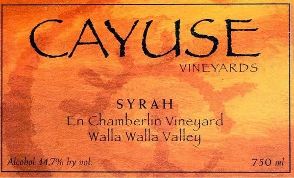 Cayuse Vineyards En Chamberlin Vineyard Syrah 2019