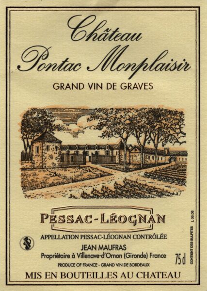 Château Pontac Monplaisir 2014