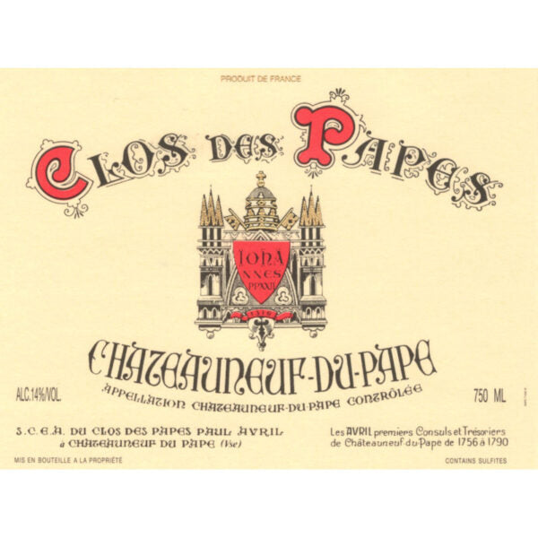 Clos des Papes Châteauneuf-du-Pape 2023