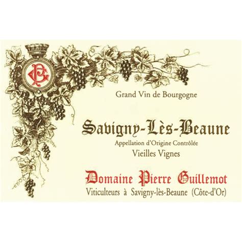 Domaine Pierre Guillemot Savigny-les-Beaune Vieilles Vignes 2018