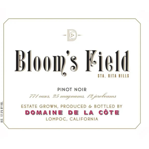 Domaine de la Côte 'Bloom's Field' Pinot Noir 2016
