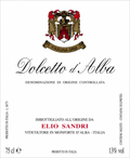Elio Sandri Dolcetto d'Alba 2017
