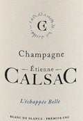 Etienne Calsac Champagne L'échappée Belle Blanc de Blancs Extra Brut NV
