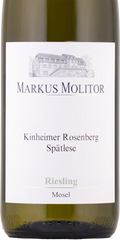 Markus Molitor Kinheimer Rosenberg Riesling Spätlese 2016 (Grüne Kapsel)