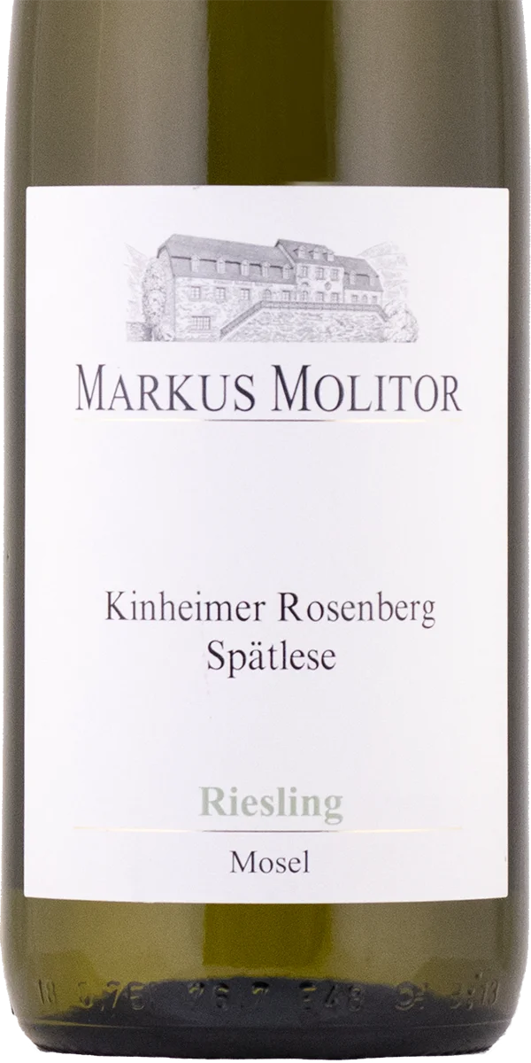 Markus Molitor Kinheimer Rosenberg Riesling Spätlese 2016 (Grüne Kapsel)