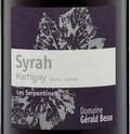 Gérald Besse Les Serpentines Syrah 2019 (Halbflasche)