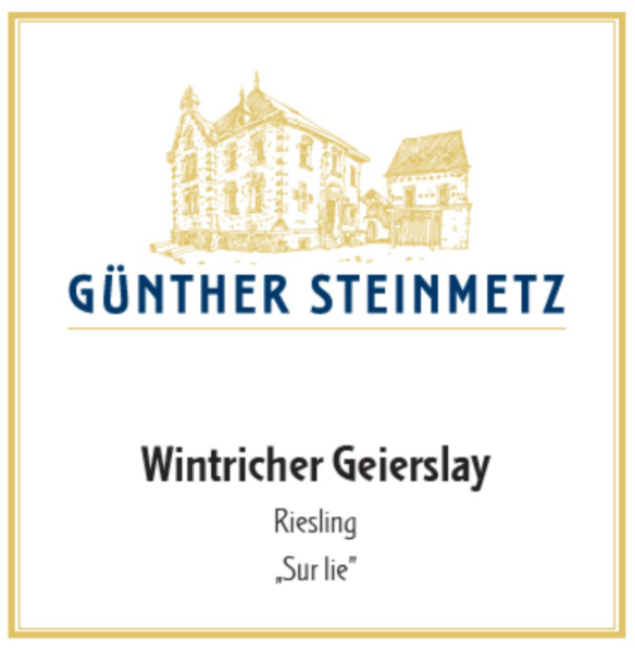 Günther Steinmetz Riesling Wintrichter Geierslay 'sur lie' 2018