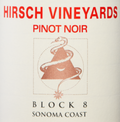 Hirsch Vineyards 'Block 8' Pinot Noir 2021