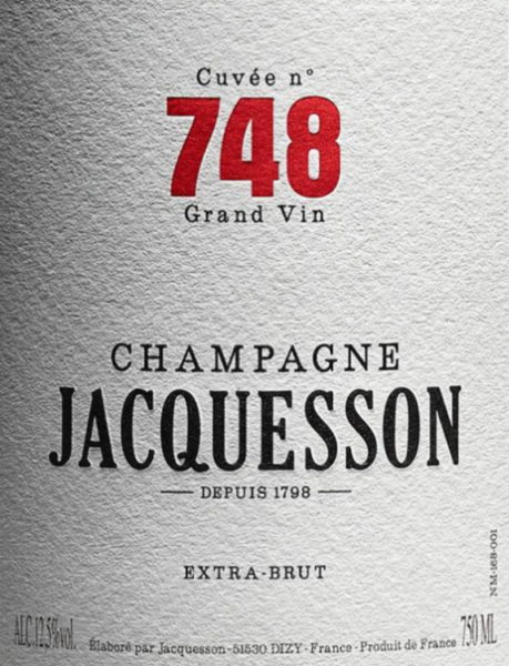 Jacquesson Champagne Cuvée 748 Extra Brut NV (Deg. 12/24)