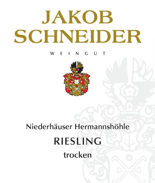 Jakob Schneider Riesling Hermannshöhle trocken 2019