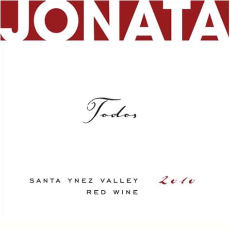 Jonata Todos Red 2010