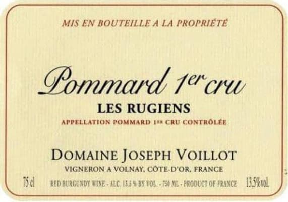 Domaine Joseph Voillot Pommard Les Rugiens 2018