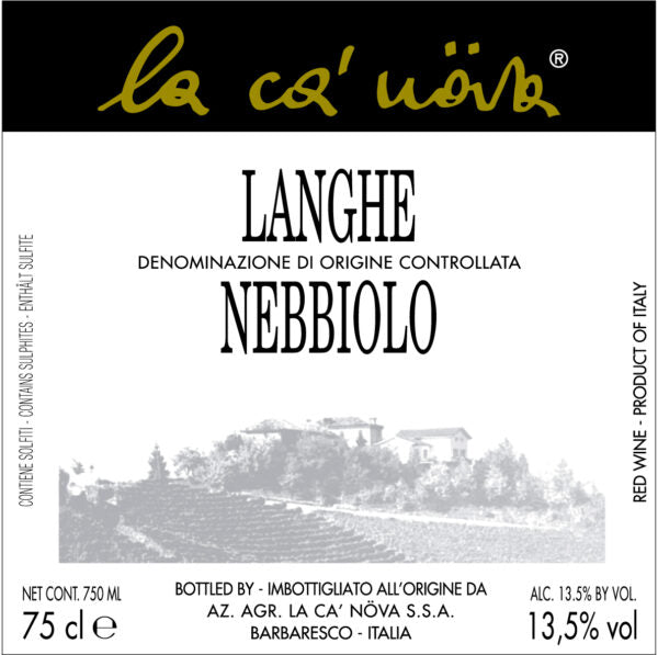 La Ca' Növa Langhe Nebbiolo 2021