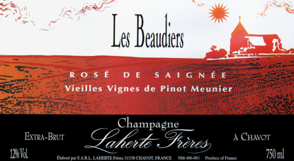 Laherte Frères Champagne Les Beaudiers Rosé de Saignée Extra Brut NV (Deg. 12/21)