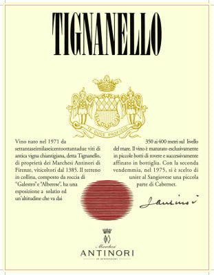 Marchesi Antinori Tignanello 2020