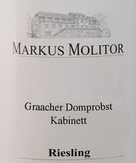 Markus Molitor Riesling Graacher Domprobst Kabinett 2015 (Weisse Kapsel)