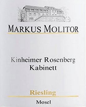 Markus Molitor Riesling Kinheimer Rosenberg Kabinett 2015 (Grüne Kapsel)