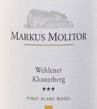 Markus Molitor Pinot Blanc Wehlener Klosterberg*** 2016