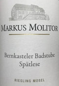 Markus Molitor Riesling Bernkasteler Badstube Spätlese 2015 (Grüne Kapsel)
