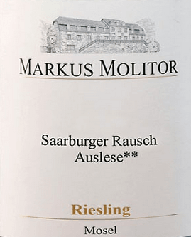 Markus Molitor Riesling Saarburger Rausch Auslese** 2015 (Goldene Kapsel)