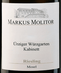Markus Molitor Riesling Ürziger Würzgarten Kabinett 2022 (Weisse Kapsel)