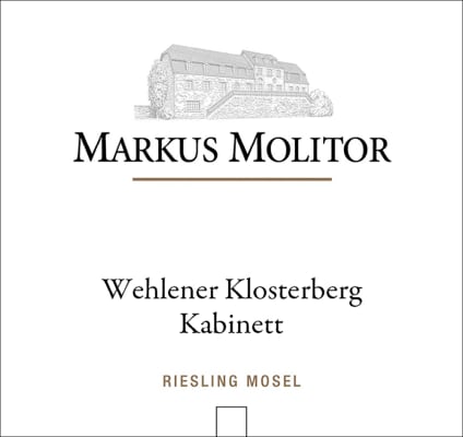 Markus Molitor Riesling Wehlener Klosterberg Kabinett 2016 (Weisse Kapsel)