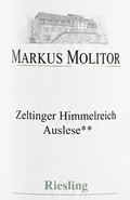 Markus Molitor Riesling Zeltinger Himmelreich Auslese** 2016 (Grüne Kapsel)