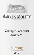 Markus Molitor Riesling Zeltinger Sonnenuhr Auslese** 2021 (Weisse Kapsel)