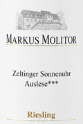 Markus Molitor Riesling Zeltinger Sonnenuhr Auslese*** 2016 (Goldene Kapsel)