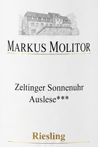 Markus Molitor Riesling Zeltinger Sonnenuhr Auslese*** 2015 (Goldene Kapsel)
