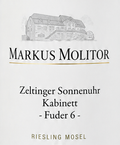 Markus Molitor Riesling Zeltinger Sonnenuhr Kabinett 'Fuder 6' 2020