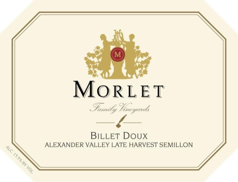 Morlet Family Vineyards Billet Doux Late Harvest Semillon 2012 (Halbflasche)
