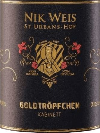 Nik Weis Riesling Piesporter Goldtröpfchen Kabinett 2017