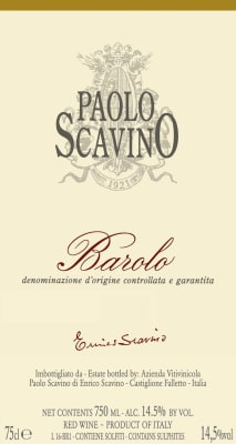 Paolo Scavino Barolo 2016 (Halbflasche)