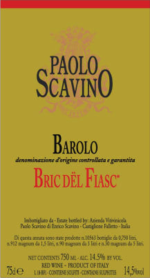 Paolo Scavino Barolo Bric del Fiasc 2017