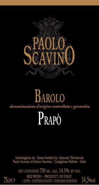Paolo Scavino Barolo Prapò 2017