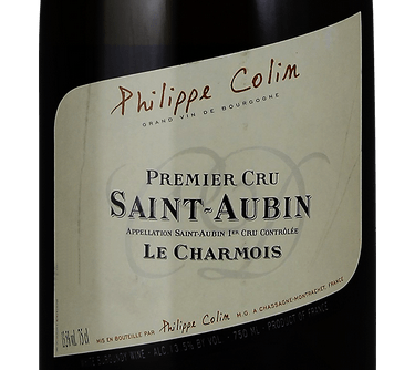 Philippe Colin Saint-Aubin Le Charmois 1er Cru 2018