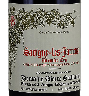Domaine Pierre Guillemot Savigny-Les-Jarrons Premier Cru 2018